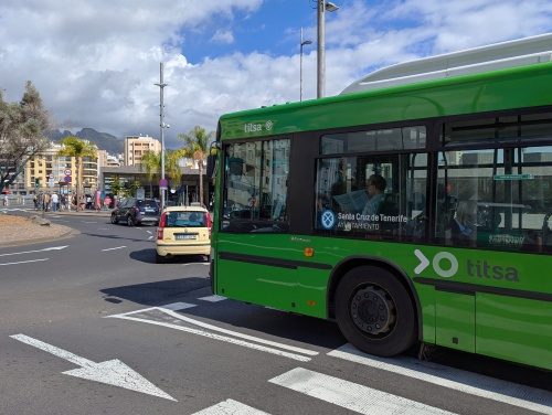 Bus Service in Santa Cruz de Tenerife